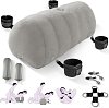 SMD Posture Mattress, Sex Pillow Cushion with Bondage Cuffs, Cross Strap & Nipple Clamps BDSM Kit