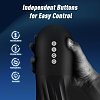 Tracy's Dog Steelcan Automatic Male Masturbator, 3 Twisting and 5 Thrusting Vibration Modes, Heating Function, Black