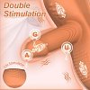 SMD Fun Ride, Sex Machine με Vibrator & Clit Stimulator με Remote & 10 +10 Vibrating Modes