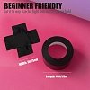 SMD Well Behaved, 4-Pack Bondage Sex Tape Set BDSM, 3 Ταινίες Δεσίματος (10m.) σετ με Μάσκα, Various Colors
