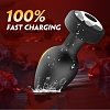 SMD Vibra Plug, Remote Controlled Butt Plug Vibrator, Πρωκτική Σφήνα με Δόνηση με Χειρισμό μέσω Remote, Black