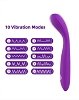SMD G-Hook, G-Spot Vibrator Bendable με 10 Vibration Modes, Purple