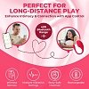 SMD App Controlled Vibrator for Couples, Ασύρματος Κλειτοριδικός Δονητής με Bluetooth για Ζευγάρια, Pink