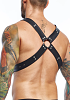 MOB Eroticwear DNGEON X Harness Belts, One Size, Black