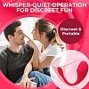 SMD App Controlled Vibrator for Couples, Ασύρματος Κλειτοριδικός Δονητής με Bluetooth για Ζευγάρια, Pink