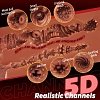 SMD Vixen Destiny, 2-in-1 Masturbator with 3D Textured Realistic Pussy & Ass, Brown
