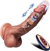 SMD Legend, Realistic Vibrator Dildo 22,5cm με Remote, Thrusting & Heating Function