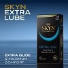 Skyn Extra Lube Condoms without Latex, Maximum Comfort 10pcs