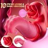 SMD Tongistador, Dual Tongue Vibrator με 10 Licking & Thrusting Modes, Red