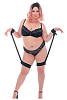 Sportsheets Sex And Mischief Brat Thigh And Wrist Cuffs, BDSM Star Δεσίματος Μηρού με Καρπό, Black
