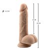 SMD New Stallion, Realistic Liquid Silicone Dildo, 20cm, Flesh