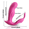 SMD Divine Wearable G-Spot & Clitoral Panty App-Controlled Vibrator, Δονητής με Απομακρυσμένο Έλεγχο, 9 Vibrations, Pink