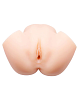 Crazy Bull Veronica, Vagina & Anus Masturbator Δονούμενο, Life-Like Skin, Flesh
