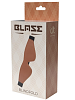 Dream Τoys, Blaze Elite Mask, Vegan Leather, Stretchable Strap, Cognac Brown