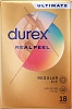 Durex Real Feel Προφυλακτικά χωρίς Λάτεξ 18τμχ