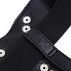 SMD HexBelt, Strap On Harness από Vegan Leather & Adjustable Waist and Thighs, Black
