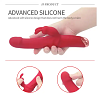 SMD Bunnie Hero, Rabbit Clitoral Stimulation and G Spot Vibrator 2-in1, Διπλός Δονητής με 10 Vibrating Modes, Red