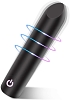 SMD Lipstick Vibrator for G spot, Clitoral & Anal stimulation, Ασύρματος με 10 επιλογές Δόνησης, Black