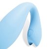 The Oh Collective KIT, Clitoral & G-Spot Vibrator, Κλειτοριδικός & G-Spot Δονητής, 3 intensities & 5 vibrations, Clear Sky Blue