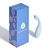The Oh Collective KIT, Clitoral & G-Spot Vibrator, Κλειτοριδικός & G-Spot Δονητής, 3 intensities & 5 vibrations, Clear Sky Blue