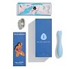 The Oh Collective KIT, Clitoral & G-Spot Vibrator, Κλειτοριδικός & G-Spot Δονητής, 3 intensities & 5 vibrations, Clear Sky Blue