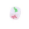 SMD Lucky Lovers White Dice, Couples Intimacy Game Play Dice With 6 Positions, Ερωτικό Ζάρι για Ζευγάρια με 6 Στάσεις, White