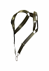 MOB Eroticwear DNGEON Back Belt with Adjustable Strap, One Size, Green