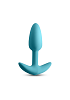 NS Novelties Techno Trance Silicone Vibrating Butt Plug, App Controlled, 9 Functions, Blue