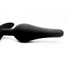 SMD Anal Challenge, Silicone Anal Plug Set With T-Bar, Multiple Shapes for Diverse Stimulation, Σετ των 4, Black