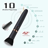 SMD Aye Liner Brush Vibrator, Μίνι Δονητής με 10 Vibrating Modes, Black / Gold