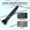 SMD Aye Liner Brush Vibrator, Μίνι Δονητής με 10 Vibrating Modes, Black / Gold