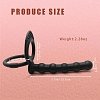 SMD Backstage, Anal Plug & Beads with Cock Ring, Black