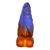 SMD Dominus Monster Dildo Collection, Fantasy Liquid Silicone Dildo With Strong Suction Base 21,9cm, Blue/Amber
