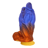 SMD Dominus Monster Dildo Collection, Fantasy Liquid Silicone Dildo With Strong Suction Base 21,9cm, Blue/Amber