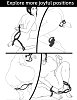 SMD Harte Liebe, Rope Handcuffs & Ankle Cuffs, Adjustable Buckle Design, Black