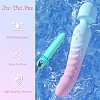 SMD Jackpot, Wireless Clitoral Vibrator & Dildo with Heating Mode 2-in1 Set with Bullet Vibrator, Celestial Pink
