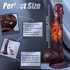SMD Legend, Realistic Vibrator Dildo 22,5cm με Remote, Thrusting & Heating Function, Black