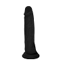 SMD New Stallion Midi, Realistic Liquid Silicone Dildo 17cm, Ρεαλιστικό Ομοιώμα Πέους με Βεντούζα, Black