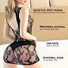 SMD Noir Temptation Intimate Series Black Lace Lingerie Mini Dress, Μαύρο Διχτυωτό Μίνι Φόρεμα, One Size