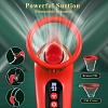 SMD Red Velvet, Clitoral Sucking and Licking Vibrator with APP, Clitoral Sucker with Tongue