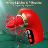 SMD Red Velvet, Clitoral Sucking and Licking Vibrator with APP, Clitoral Sucker with Tongue