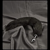 SMD Renard, Anal Plug Fox Tail, Πρωκτική Σφήνα S 7cm με Ουρά 45cm, Silver / Black