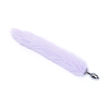 SMD Renard, Anal Plug Fox Tail, Πρωκτική Σφήνα S 7cm με Ουρά 45cm, Silver / Purple