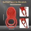 SMD Rose Bliss, Remote Controlled 2-in-1 Vibrating Cockring & Clitoral Stimulator, Red