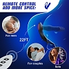 SMD Soyuz, Prostate Massager & Anal Vibrator with Cock Ring, Δονήτης Προστάτη με App, Black