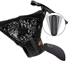 SMD Untouchable Wearable, Underwear with Built-in Bullet Vibrator with Remote Control, Black