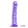 SMD Vanguard, Realistic Dildo 21cm Ρεαλιστικό Dildo με Βεντούζα, Purple / Clear