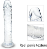 SMD Vanguard, Realistic XL Dildo 25cm Ρεαλιστικό Dildo με Βεντούζα, Clear