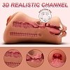SMD Vixen Karen, 3-in-1 Masturbator with 3D Textured Realistic Pussy, Mouth & Ass, Tan Color
