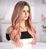 SMD Lust Angels Wig Series, Synthetic Butterfly Pink Wig, Wavy Pink